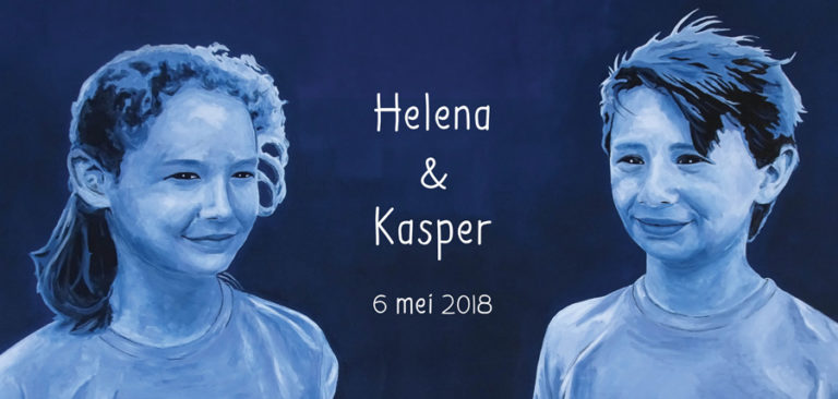 Helena en Kasper - kaartje
